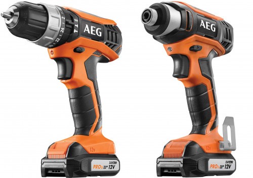 Гайковерт ударный BSS12G3 + Шуруповерт ударная BSB12G3 AEG 2 Li-Ion 12 В в кейсе (JP12HLI-202B)