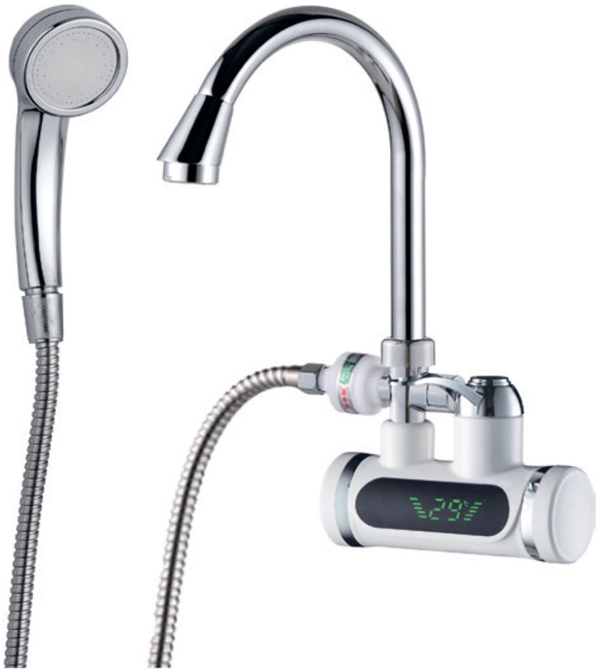 Проточный водонагреватель Aquatica JZ для ванны гусак ухо настенный (JZ-7C141W)