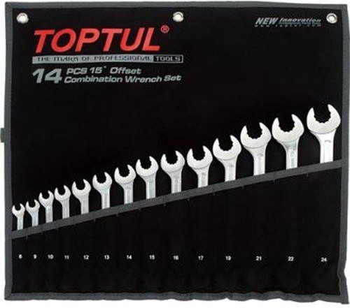 Набор ключей комбинированных Toptul 14 шт 8-24 Dynamic (GPAQ1402)