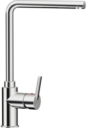 Кухонный смеситель Schock Sono Inox optic-90 хром/серый (50400090)