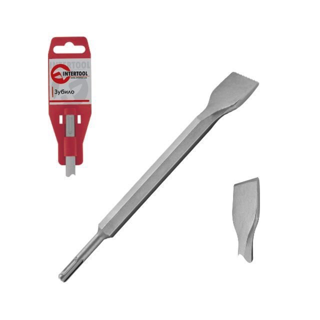 Зубило Intertool по камню SDS PLUS 25мм, 400*17мм (SD-0441)