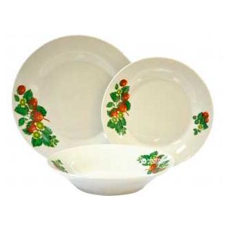 Набор столовый Оселя 18 предметов Клубника (21-206-090)