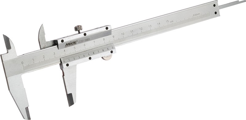 Штангенциркуль механический Miol 250 мм 0.02 мм (15-227)