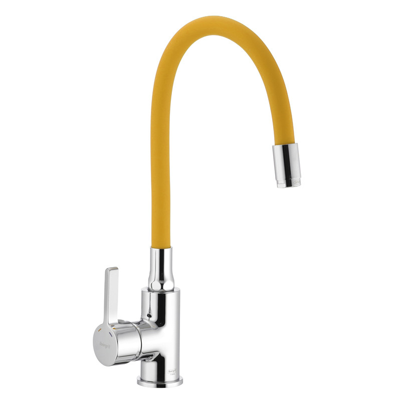 Смеситель для кухни с гибким силиконовым изливом IBERGRIF M22112-4 (IB0070)