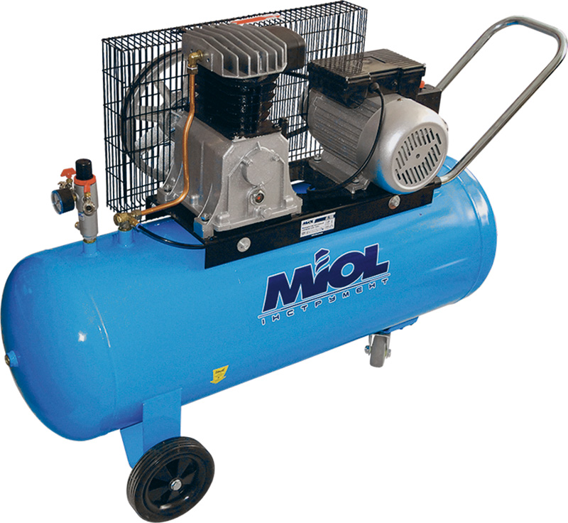 Компрессор Miol Орион 500-100 2.2Вт 100л 500л/мин 8бар 220В (81-195)