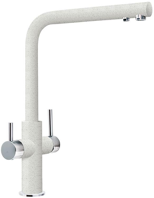 Смеситель для кухни Franke Neptune Clear Water хром/белый (115.0370.703)
