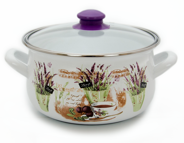 Кастрюля Savasan 20 см 3.3 л Лаванда (6340714)