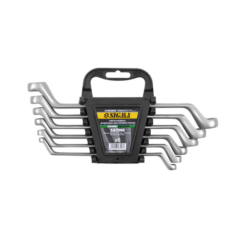 Ключи накидные Sigma 8шт 6-22мм CrV satine (6010051)