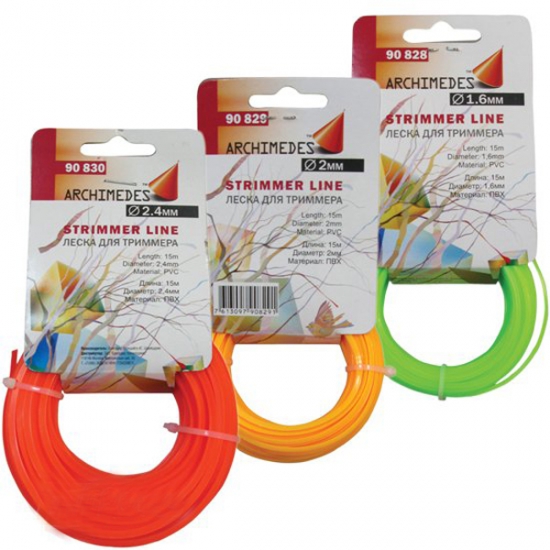 Леска для мотокос крученый квадрат Forte 2.7 мм 15 м (36905)