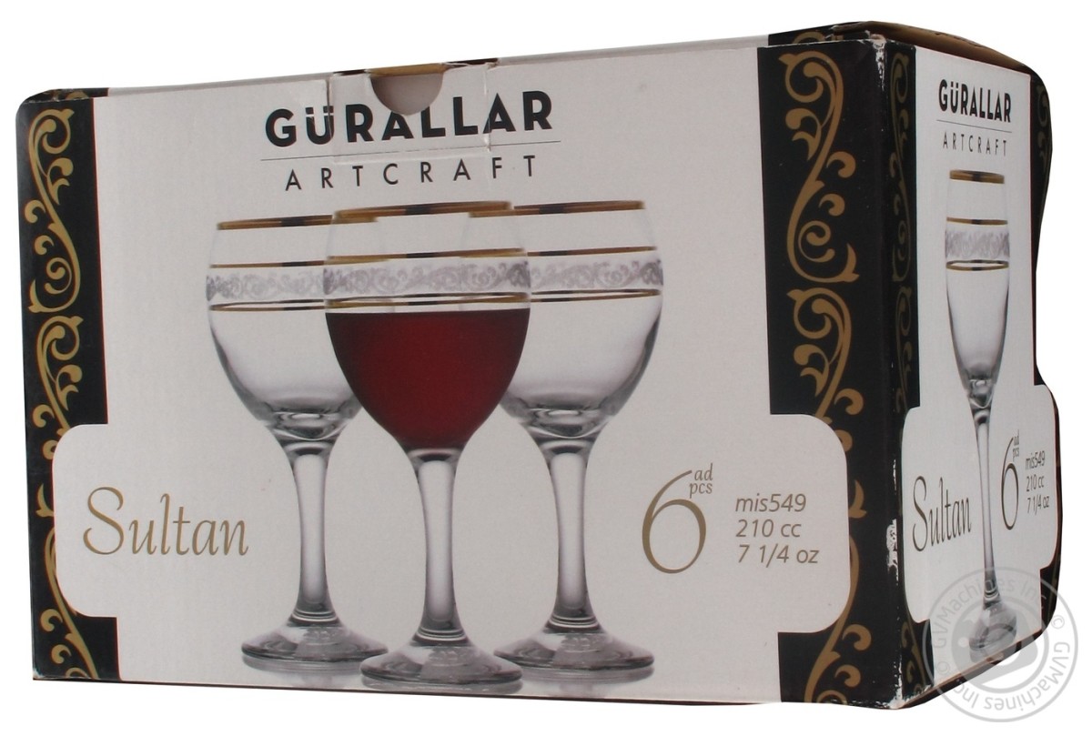 Набор бокалов LAV MISKET для красного вина 210 мл 6 шт (31-146-089)