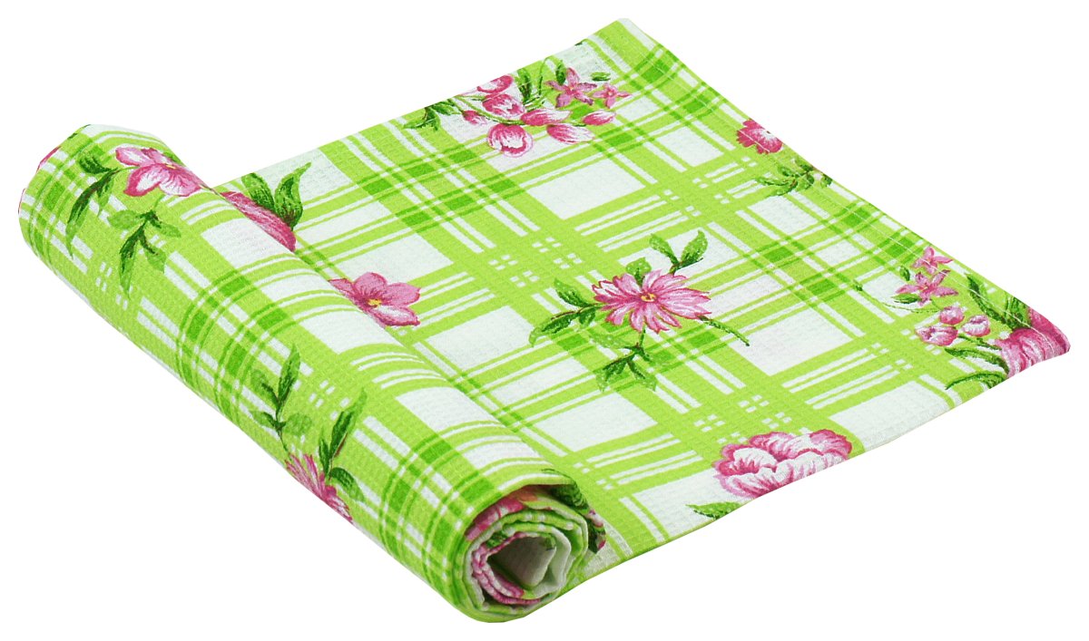 Полотенце вафельное Руно 35x70 см (217.15_Салатовий тюльпан)