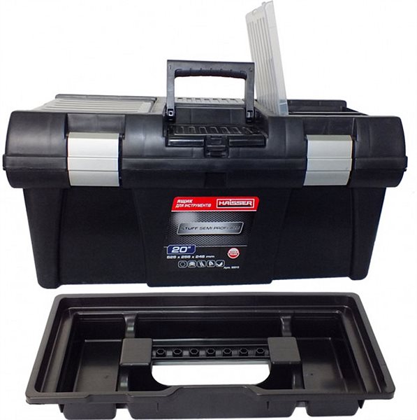 Ящик Haisser для инструментов 20" Staff Semi Profi Alu 525х256х246 мм 90015 (65573)