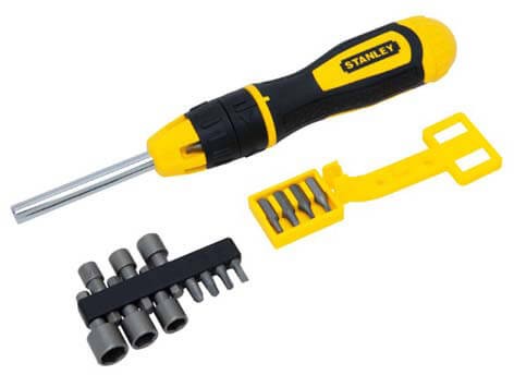 Отвертка реверсивная Stanley Multibit трещотка, насадки 20 шт (STHT0-62574)
