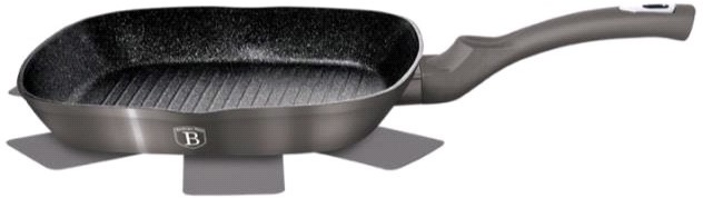 Сковорода-гриль Berlinger Haus Carbon Metallic Line 28 см BH-1249N