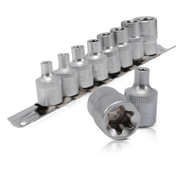 Набор головок TORX Intertool 8шт, E5-E16, 3/8 (ET-6015)