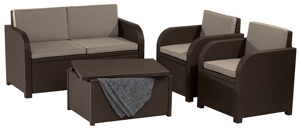 Комплект садовой мебели Allibert Modena set (8711245142005)