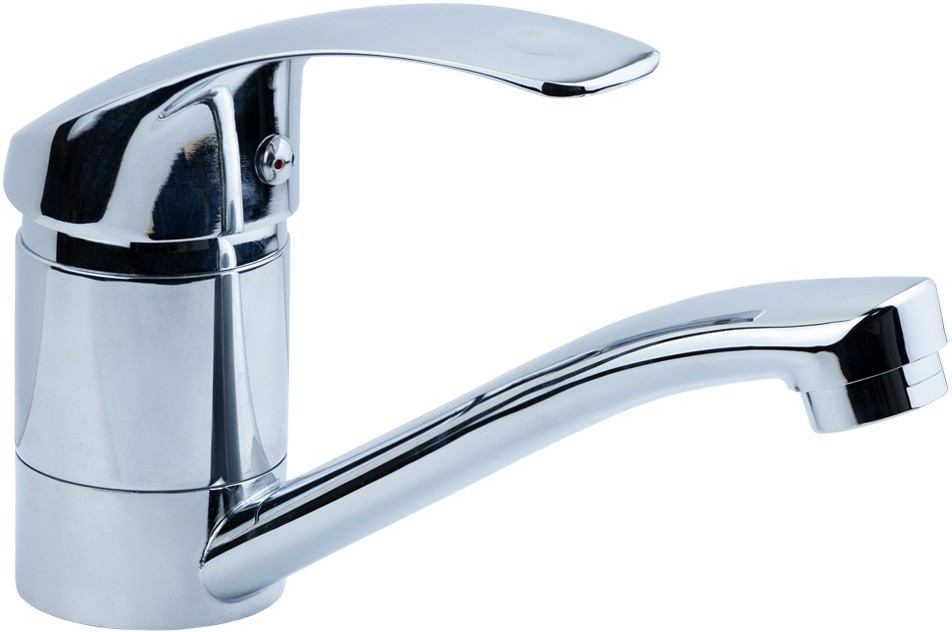 Смеситель для кухни Tau SL D40 гусак прямой 150 мм на гайке (SL-1B143C)