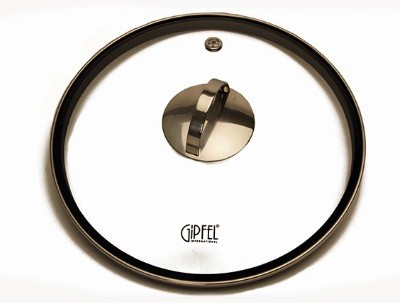 Крышка стеклянная Gipfel SATRIKA с силиконовым основанием 24 см (1036)