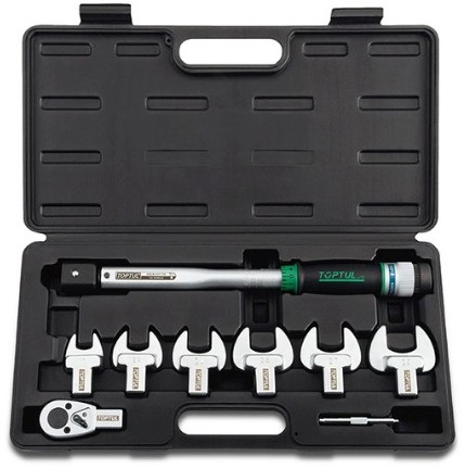 Набор динамометрический Toptul 1/2" 8 едениц 10-80 Нм (GAAI0801)