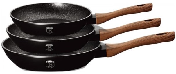 Набор сковородок Ebony Rosewood Line 3 предмета BH-1727