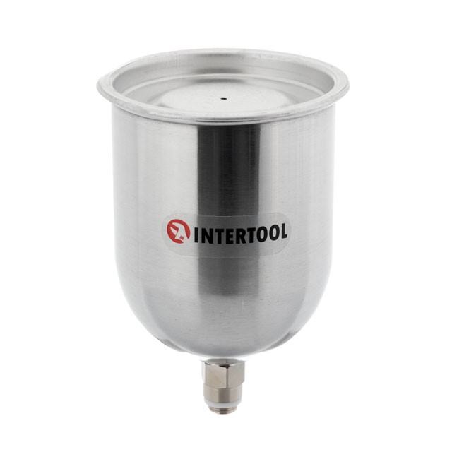 Бачок металлический с наружной резьбой M14x1.25. 600мл Intertool (PT-1907)