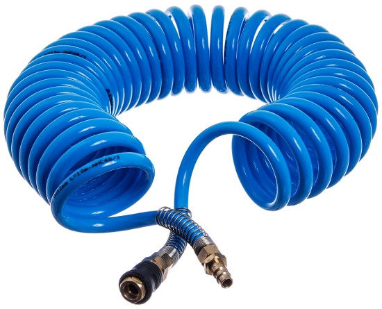 Шланг спиральный полиуретановый Airkraft PROFI 8х12 мм 5 м Made in Italy (AHC48-I)