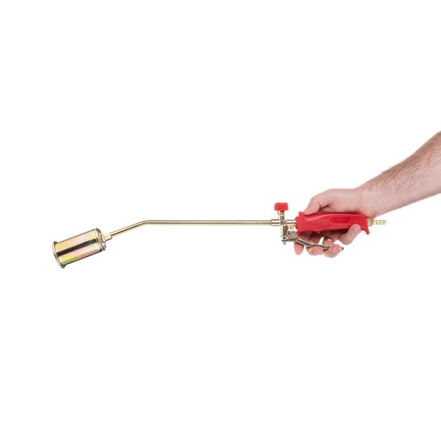 Горелка газовая Intertool с регулятором и клапаном 595мм, сопло 110мм, D45мм (GB-0044)