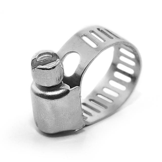 Хомут стальной Intertool оцинкованный 8мм D 6-16мм (TC-0006)