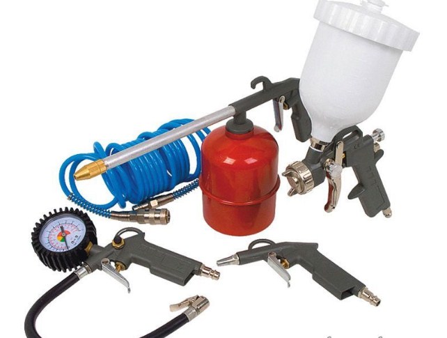 Набор лакокрасочный с верхним баком Miol 5 шт (80-990)