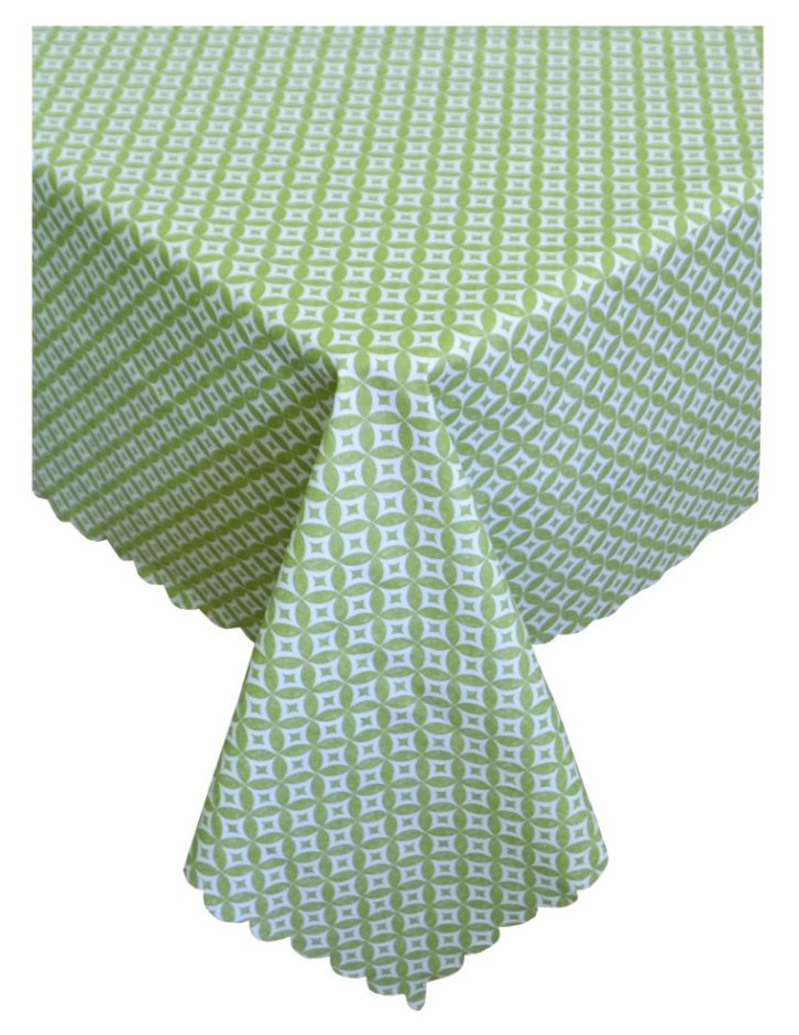 Скатерть Прованс Simfoni 180х140 см Звезда зеленая (.008239)