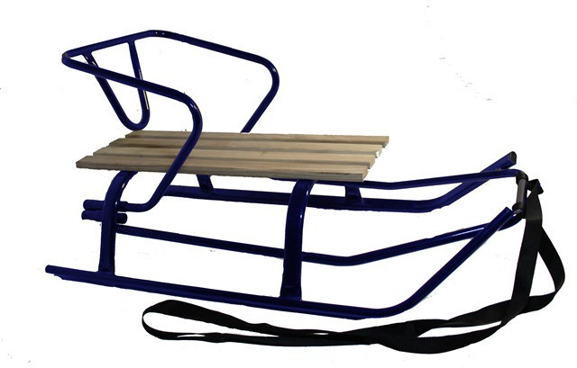 Санки Time Eco Комета Патриот темно-синие (150)