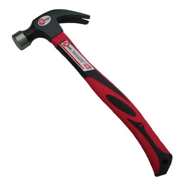 Молоток Intertool столярный 450г, ручка из фибергласса (HT-0223)