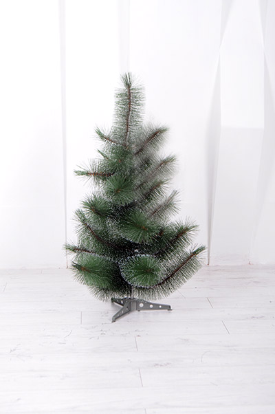 Сосна Фабрика Елок 90 см белый кончик заснеженная