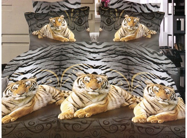 Постельное белье Leleka-Textile Полисатин 200х220 Серое Евро