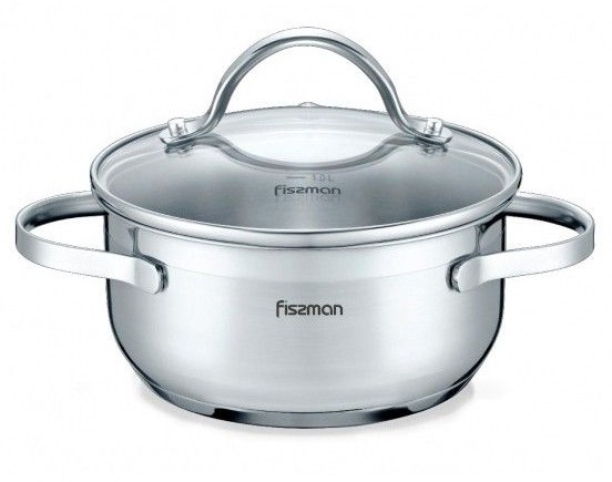 Кастрюля Fissman LUMINOSA 16х7.5 см 1.5 л (SS-5331.16)