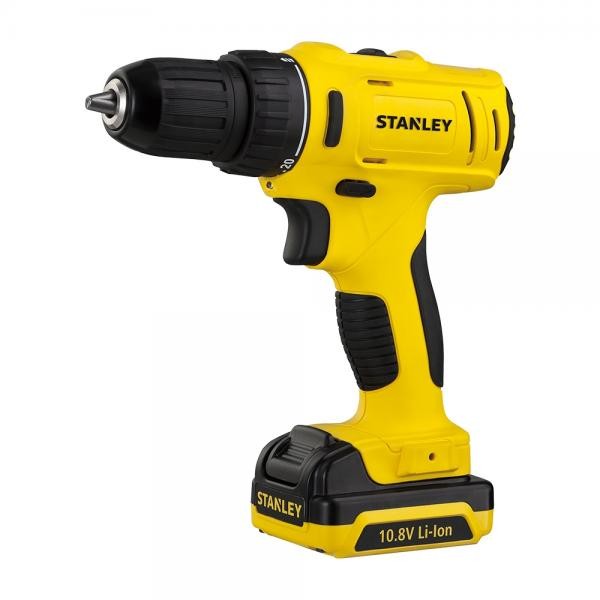 Шуруповерт аккумуляторный STANLEY 10.8 V 2 Li-ion 1.5 Ач, 10мм в сумке DW (SCD12S2-RU)