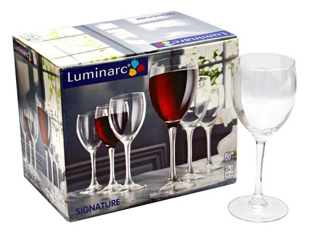 Набор бокалов для вина Luminarc  250 мл 6 шт (H8168)