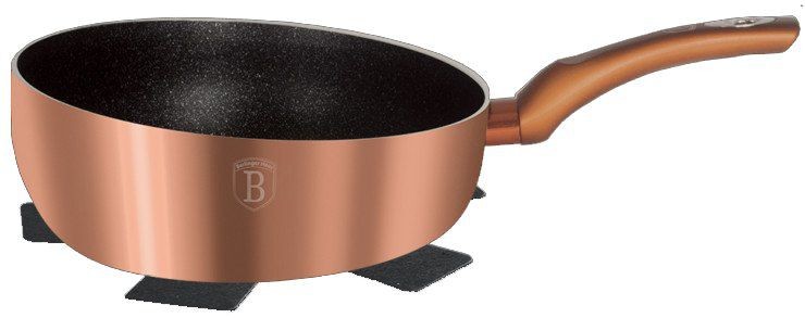 Флип-сковорода Berlinger Haus Rosegold Metallic Line 26 см BH-1522N