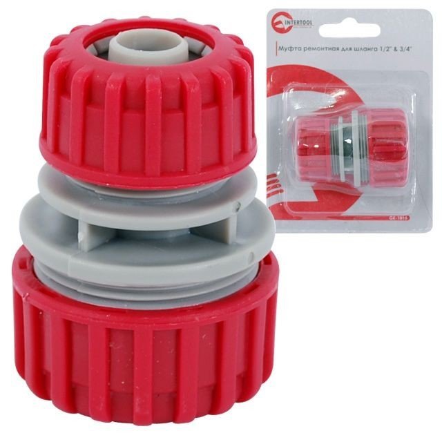 Муфта ремонтная Intertool для шланга 1/2" & 3/4" (GE-1015)