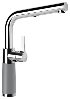 Кухонный смеситель Schock SC540 Croma-49 хром/серый (55712049)