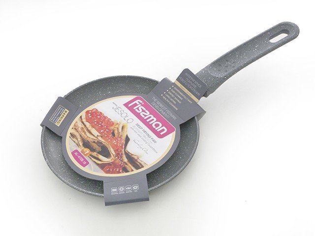 Сковорода для блинов Fissman JESOLO 18x2.0 см с мраморным антипригарным покрытием (AL-4709.18)