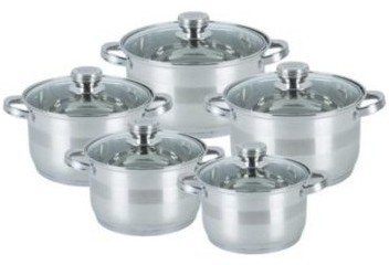 Набор кастрюль KingHoff 10 предметов (4485 KH)