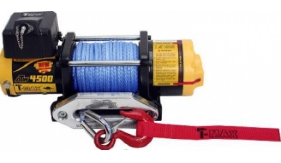 Лебедка T-Max ATWPRO-4500 12V/2.04 т 6.3 мм х 15 м (7241110)