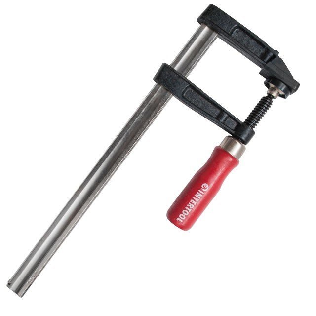 Струбцина столярная Intertool 800*120мм DIN 5117 (HT-6006)