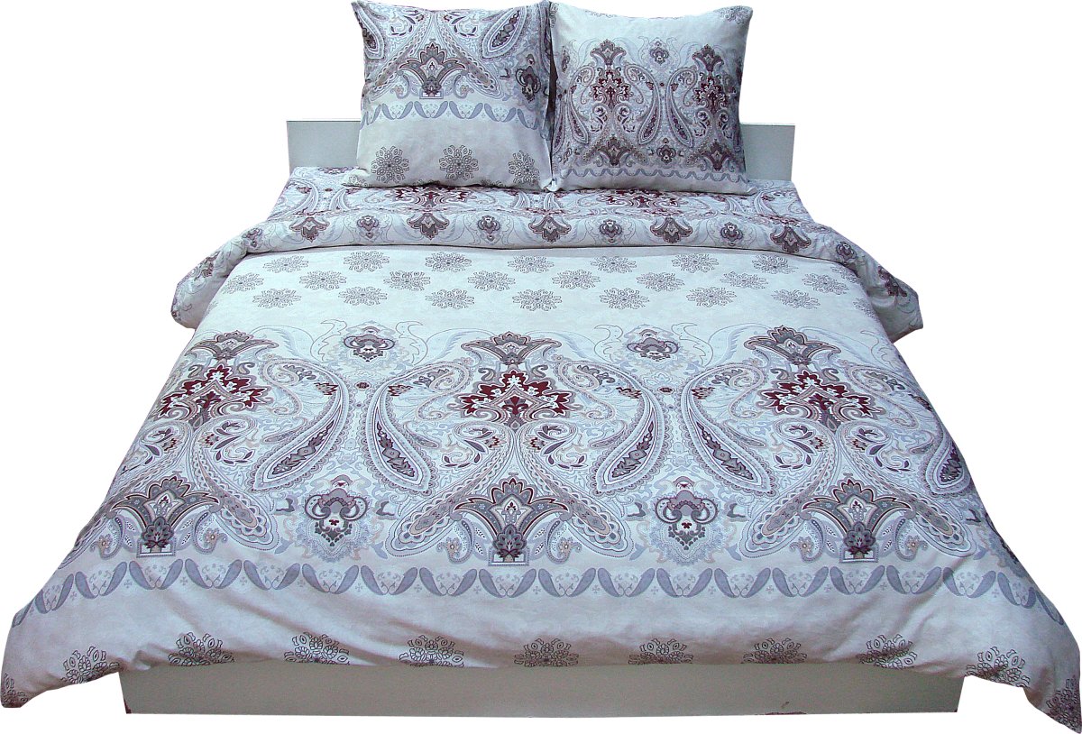 Комплект постельного белья Руно 143х215 см 4шт Полуторный Серый (1.137К_3602Grey)