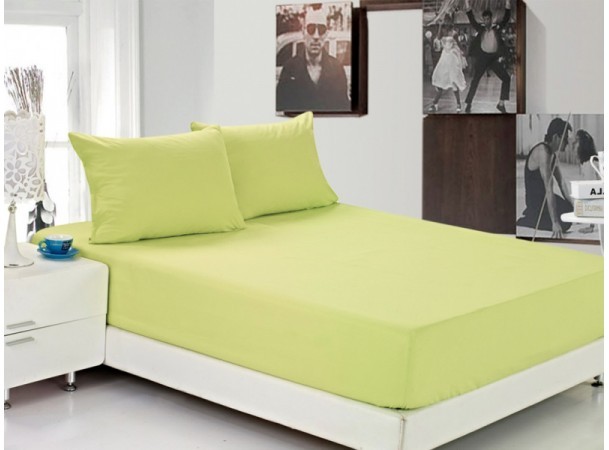 Постельное белье Leleka-Textile Ранфорс Зеленое Евро