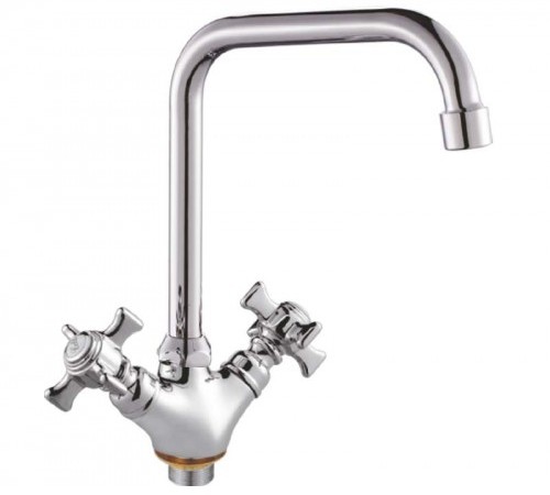 Кухонный смеситель Cron Zeus 276 на гайке (CR0086)