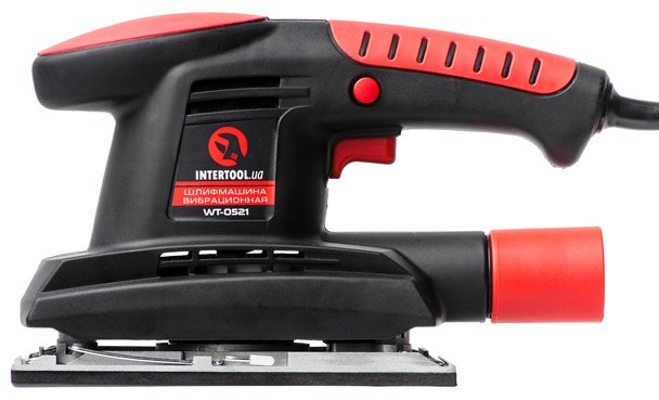 Шлифмашина вибрационная Intertool 200 Вт, 11000 ход/мин, платформа 187х90 мм (WT-0521)