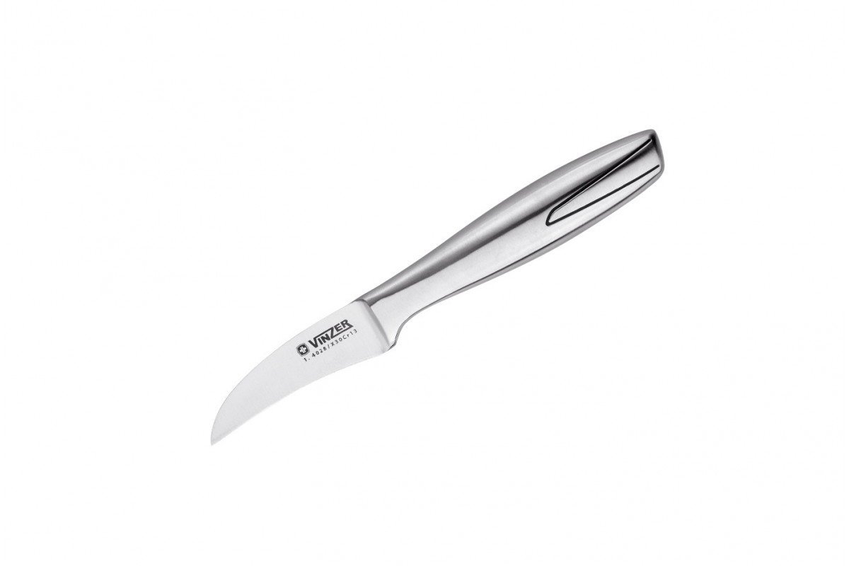 Кухонный нож Vinzer для овощей 76 мм Silver (89310)