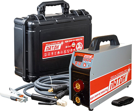Сварочный инвертор Патон ВДИ-200Р DC MMA/TIG цифровой 1.6-5.0 мм 10-200 А (57043)